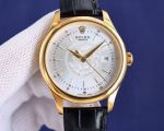 Rolex Geneve Cellini 8215 Movement 40mm 316L Steel 48h Calfskin Band Pixiu Pattern YG Case Watch